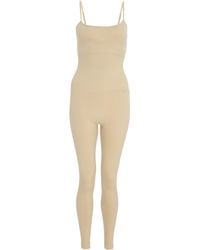 Quiz - Seamless Jumpsuit Nylon - Lyst