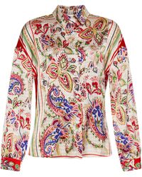 Usha - Overhemdblouse Oranje - Lyst