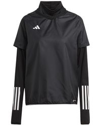 adidas - Regular Fit High Neck Windbreaker Jacket - Lyst