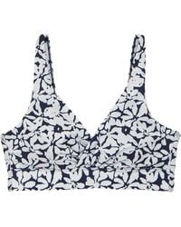 Regatta - Paloma Groot Gebloemd Bikinitopje (Marine, Wit) - Lyst