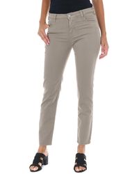 Met - Long Denim Pants Made Of Elastic Fabric 10Db50255-G239 - Lyst