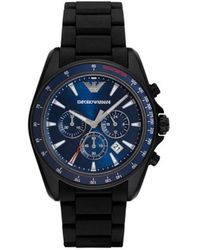 Emporio Armani - Emporio Chronograph Link Bracelet Watch - Lyst