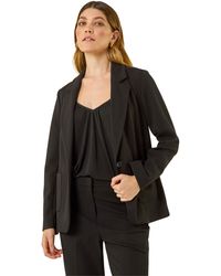 Roman - Single Breated Smart Blazer - Lyst