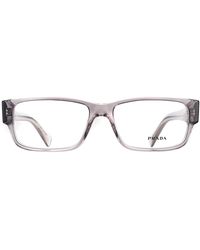 Prada - Rectangular Transparent Ocean Prb09V - Lyst