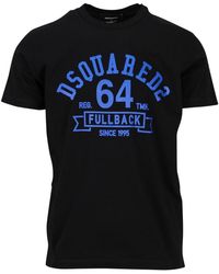 DSquared² - Cigarette Fit College T-Shirt Cotton - Lyst