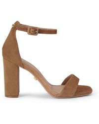 Carvela Kurt Geiger - Suede Regatta Heel Sandals - Lyst