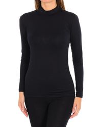 Q En - Long Sleeve Bamboo Undershirt Q712 - Lyst
