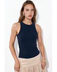 Busem - Ribbed Cotton-Blend Tank Top - Lyst