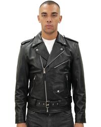 Infinity Leather - Fringe Hide Biker Jacket- Tokyo - Lyst
