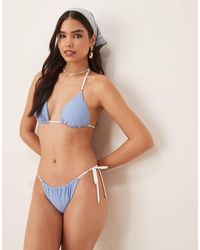 Abercrombie & Fitch - Cheeky Tie Side Bikini Bottom Co-Ord - Lyst
