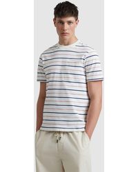 Farah - Stacy Stripe Pocket T-Shirt - Lyst