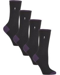Heat Holders - 4 Pairs Ladies Ultralite Lightweight Thermal Socks - Lyst