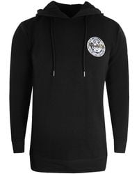 Roberto Cavalli - Elasticated Cotton-Blend Logo Hoodie - Lyst