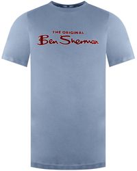 Ben Sherman - Large Logo T-Shirt Cotton - Lyst