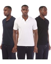 Jack & Jones - Jack Jones 3 Pack Basic Poloshirt In Multi Kleur - Lyst