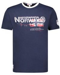 GEOGRAPHICAL NORWAY - Short Sleeve T-Shirt Sy1450Hgn - Lyst