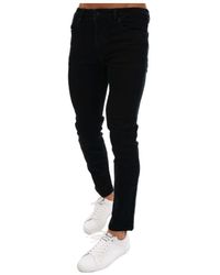 Versace - Slimfit Jeans Voor , Zwart - Lyst