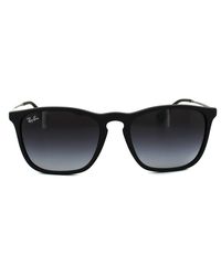 Ray-Ban - Retro Round Rubber Gradient Sunglasses - Lyst
