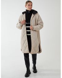 Blue Vanilla - Diamond Quilted Coat - Lyst