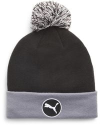 PUMA - Wrmlbl Golf Removable Pom Beanie Hat - Lyst