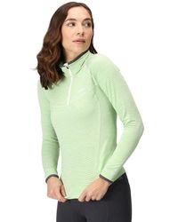 Regatta - Ladies Yonder Half Zip Long Sleeve Moisture Wicking Top - Lyst