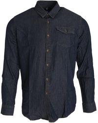 PREMIER - Jeans Stitch Long Sleeve Denim Shirt Denim) - Lyst