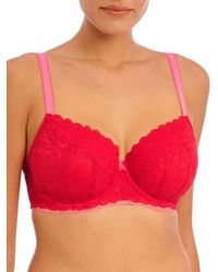 Freya - Offbeat Underwired Padded Half Cup Bra - Lyst