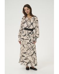 Kaffe - Rok Regular Fit Feather/ Graphic Multicolour - Lyst