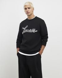 River Island - Sweatshirt Regular Fit Luminus Cotton - Lyst