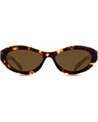 Prada - Oval Honey Tortoise Dark Pr26Zs - Lyst