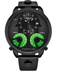 Stuhrling - Terratime Triple-Time 4051 Quartz 50Mm - Lyst