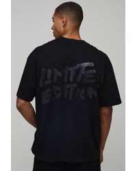 BoohooMAN - Oversized Limited Edition Gloss Print T-Shirt - Lyst