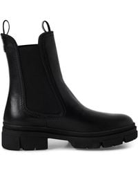 Tamaris - Leather Classic High Pull-On Chelsea Ankle Boots - Lyst