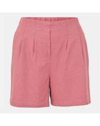 Vero Moda - Jesmilo Solid Bermuda Shorts - Lyst