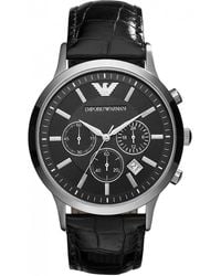 Emporio Armani - Renato Watch Ar2447 Leather (Archived) - Lyst