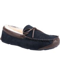 Cotswold - Northwood Suede Moccasin Slippers () - Lyst
