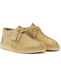 Clarks - Desert Trek Maple Combination Shoes - Lyst