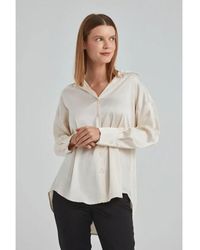 GUSTO - Relaxed Fit Satin Shirt - Lyst