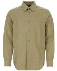 Burberry - Equestrian Knight-Motif Buttoned Shirt Hunter Casual Cotton - Lyst