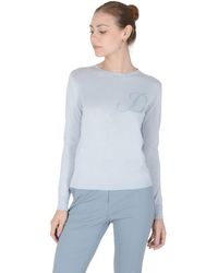 Crown of Edinburgh Cashmere - Long Sleeve Art 004 Light Letter D - Lyst