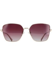 Polaroid - Square Burgundy Gradient Polarized Pld 4193/G/S/X Metal - Lyst