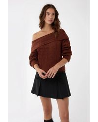 Hiccup - Carmen Collar Off Shoulder Sweater - Lyst