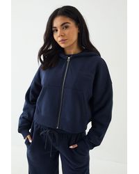 DSGN Studio - Sport Training Club Boxy Zip Through Hoodie - Lyst