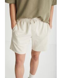 Grimelange - Mid Waist Straight Leg Sweat Shorts - Lyst