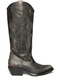 Steve Madden - Leather Wessel Boot Browns - Lyst