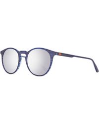 Helly Hansen - Accessoires ,Blauw ,Blauwe Plastic Zonnebril - Lyst