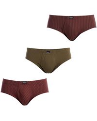 Abanderado - Pack Of 3 Essential Printed Briefs With Opening A0090 - Lyst