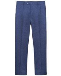 Lambretta - Spencer Geruite Pantalon (marine) - Lyst