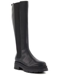 Dune - Ladies Tammie - Chunky Knee-high Boots Leather - Lyst