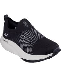 Skechers - Go Walk Max Walker Sally 125052-Bkw Slip On Shoes - Lyst